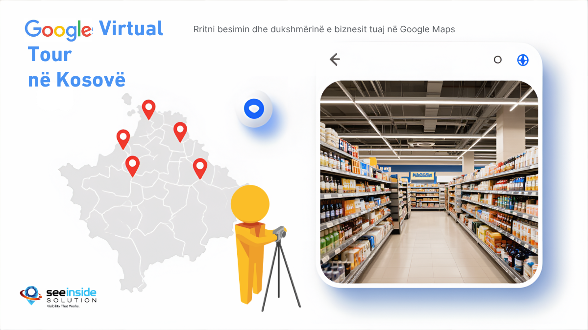 Kosovo regional Google Maps and business visibility visual